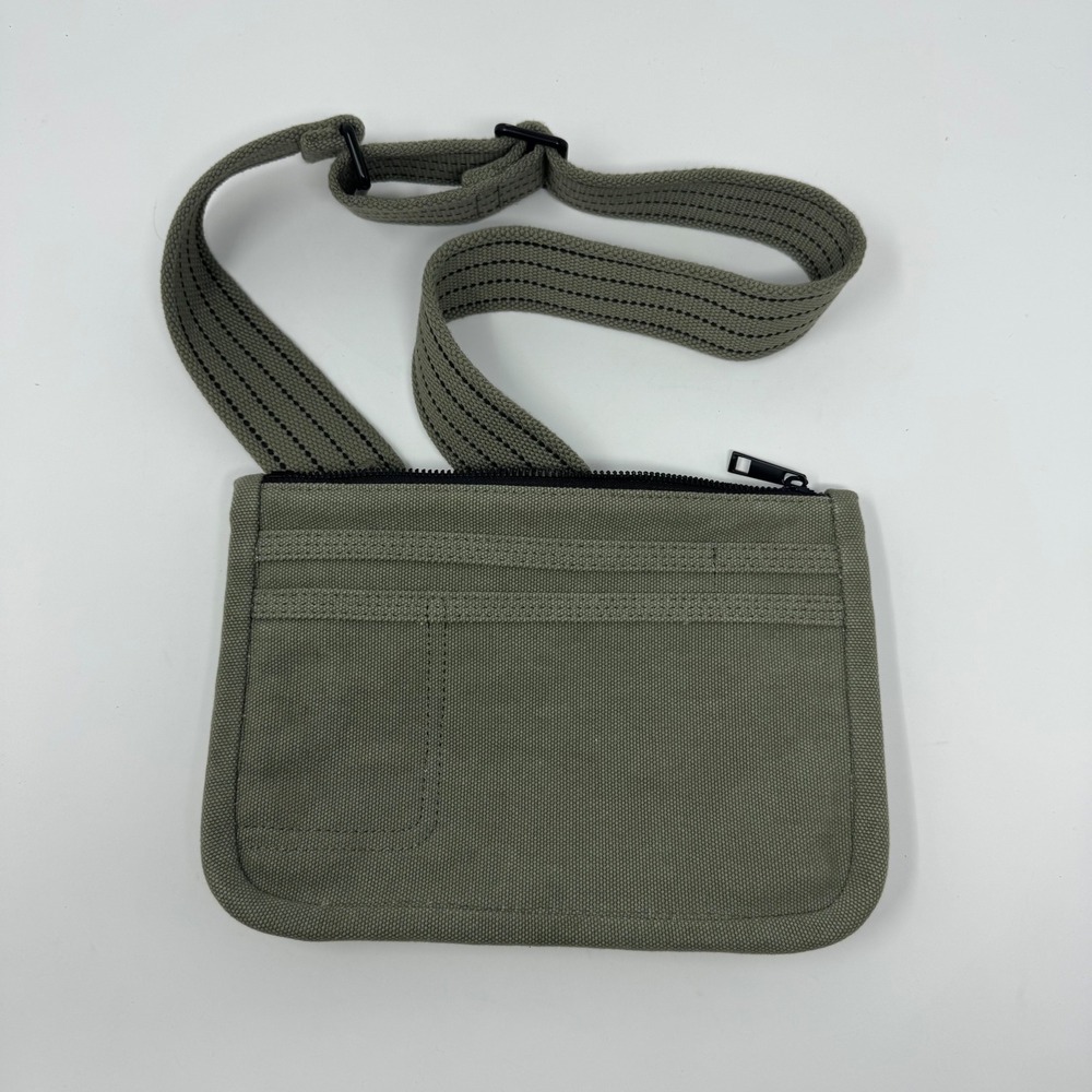 The Particulars Nice Pack Mini Cross Body Canvas‎ Bag Light Green